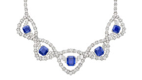 Sotheby's NY sapphire and diamond necklace